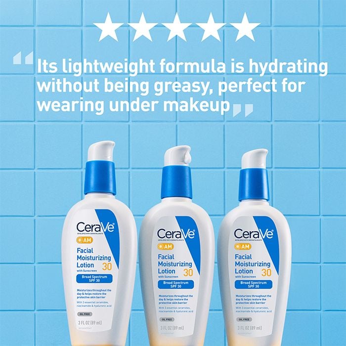 CeraVe Skincare Moisturizers Am Facial Moisturizing Lotion With Sunscreen